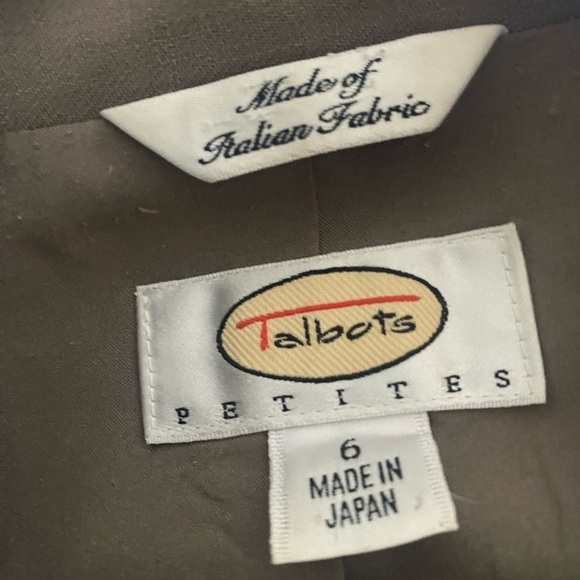 Talbots 2 Piece Wool Blend Blazer/Skirt Suit - Picture 7 of 10